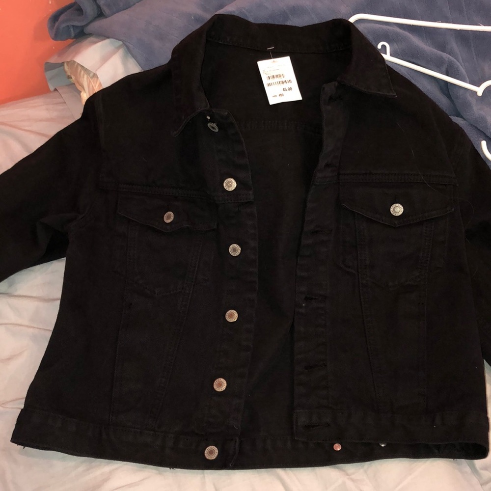 BRAND NEW Brandy Melville Black denim jacket